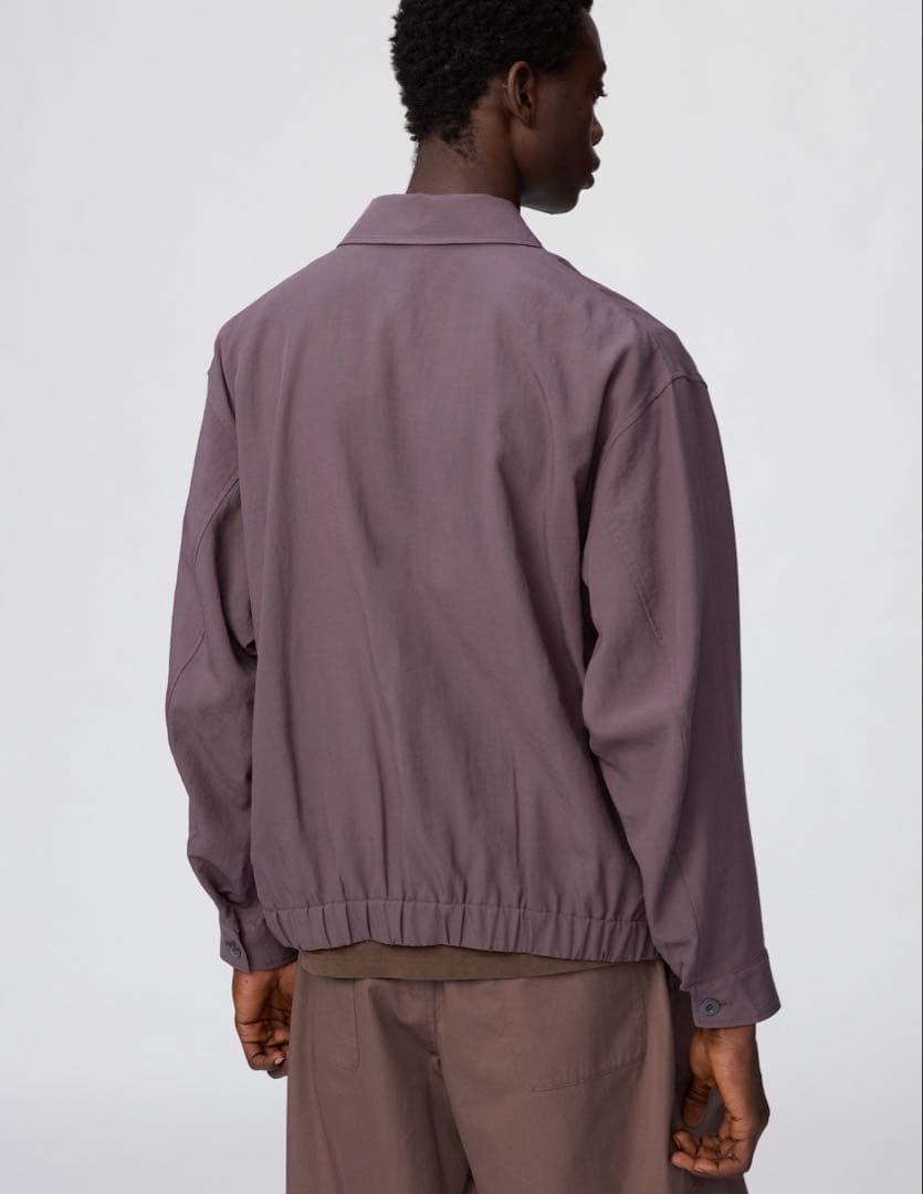 即日発送 UNIQLO U 26SS ショートブルゾン M PURPLE