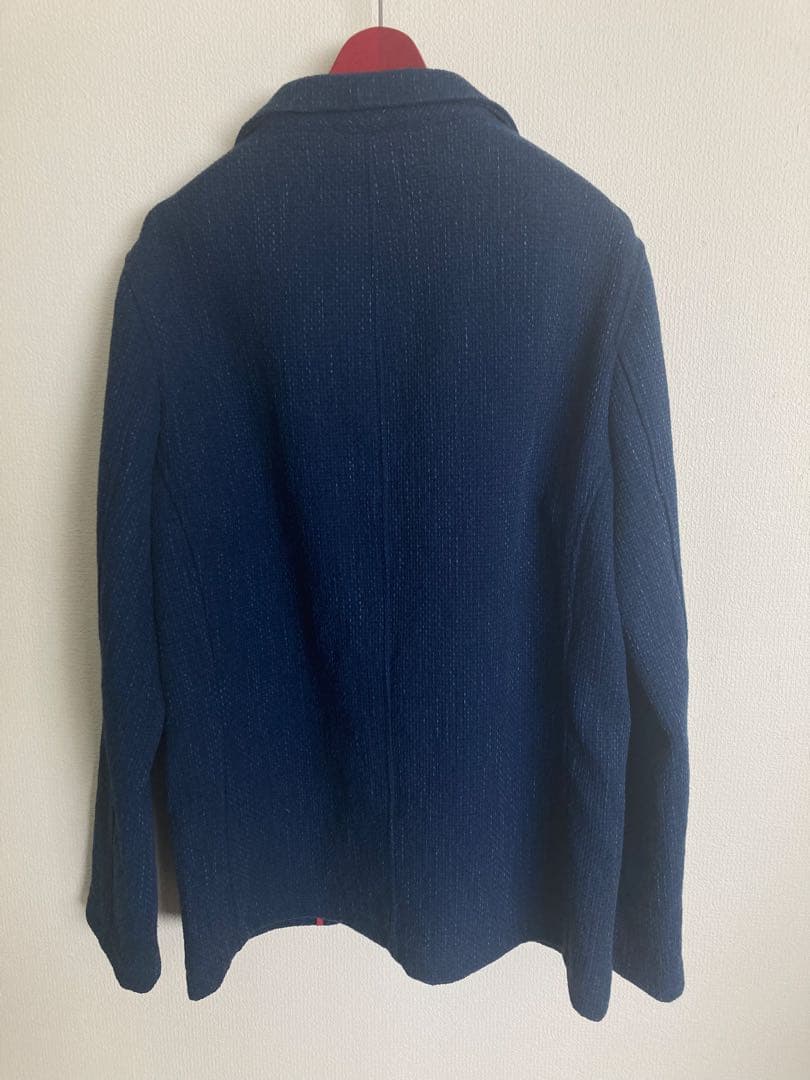 BASSEN WORKS 藍染刺し子　ジャケット　LLサイズ　☆超美品☆