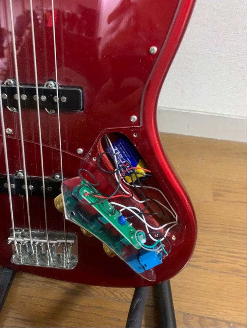 Squier ベースギター(セミハードケース付き) Fender ネック