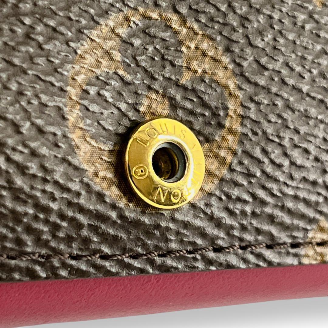 ルイヴィトン　二つ折り財布　ポルトフォイユ　フロールコンパクト　モノグラム
