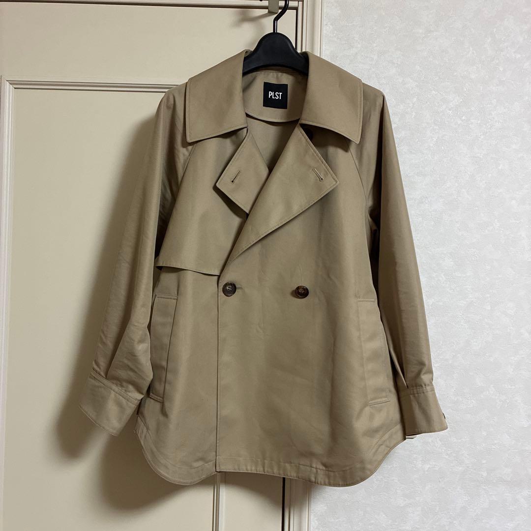 【美品】PLST トレンチコート スプリングコート M 撥水加工