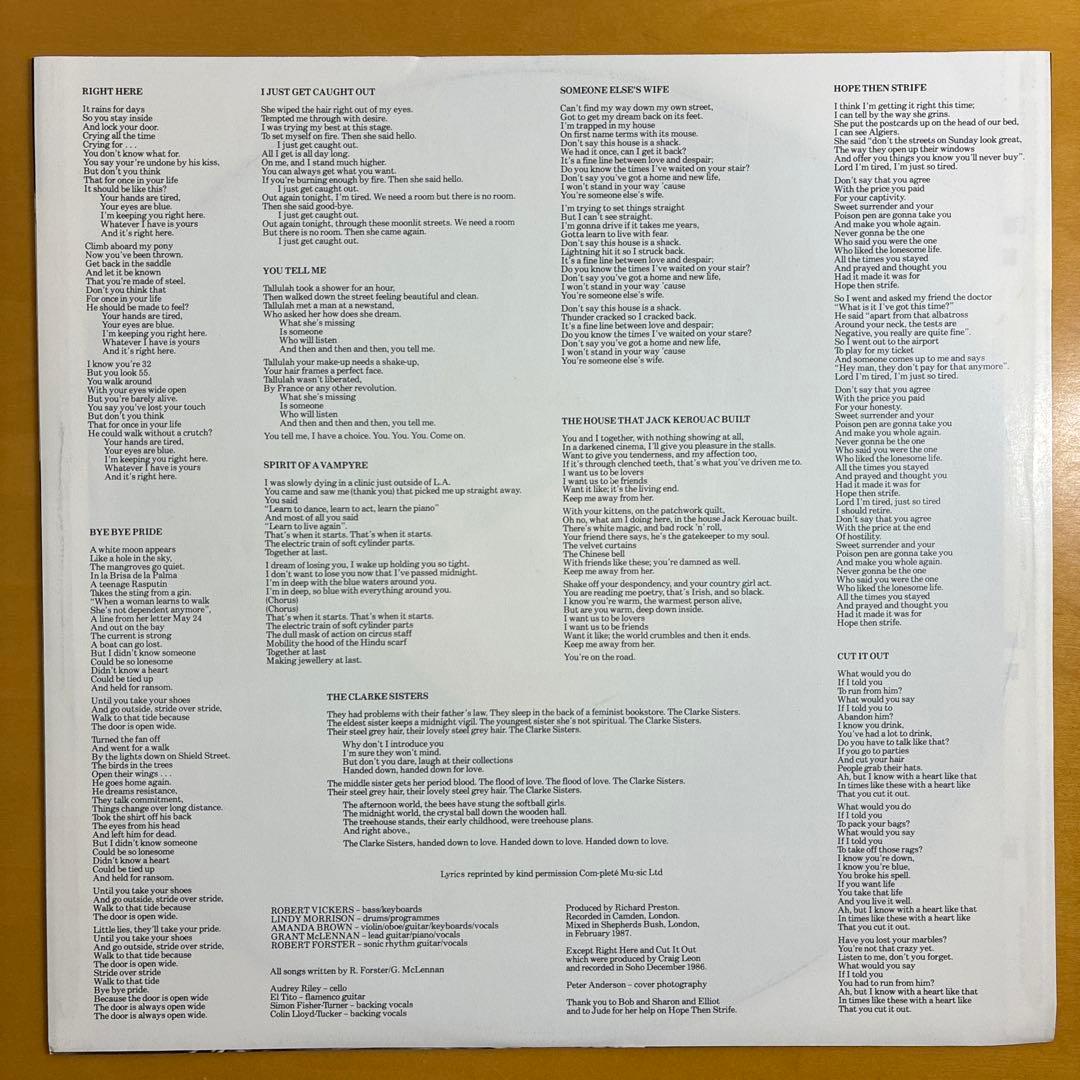 GO-BETWEENS/TALLULAH 輸入12inchレコード