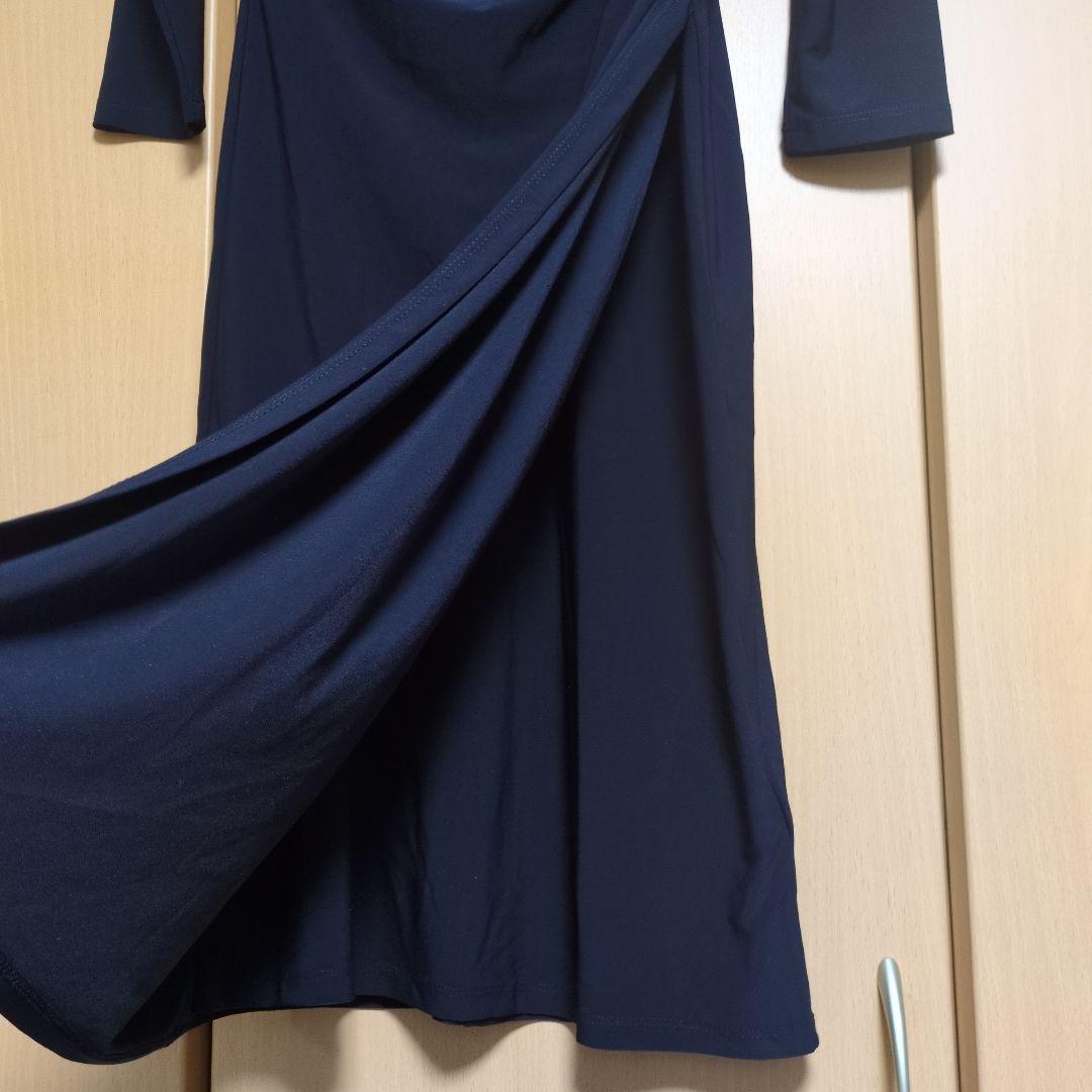 RALPH LAUREN ネイビー ラップドレス サイズ４