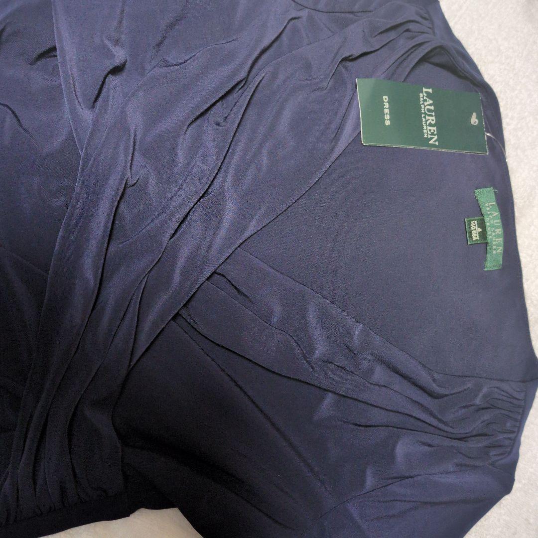 RALPH LAUREN ネイビー ラップドレス サイズ４