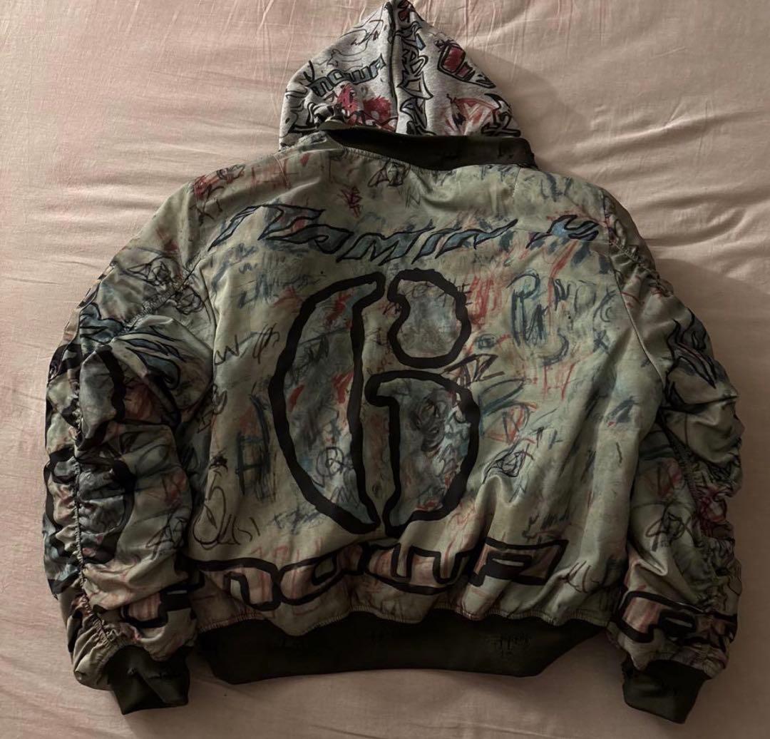 最終値下げMIKADO着用　mowalola graffiti bomber