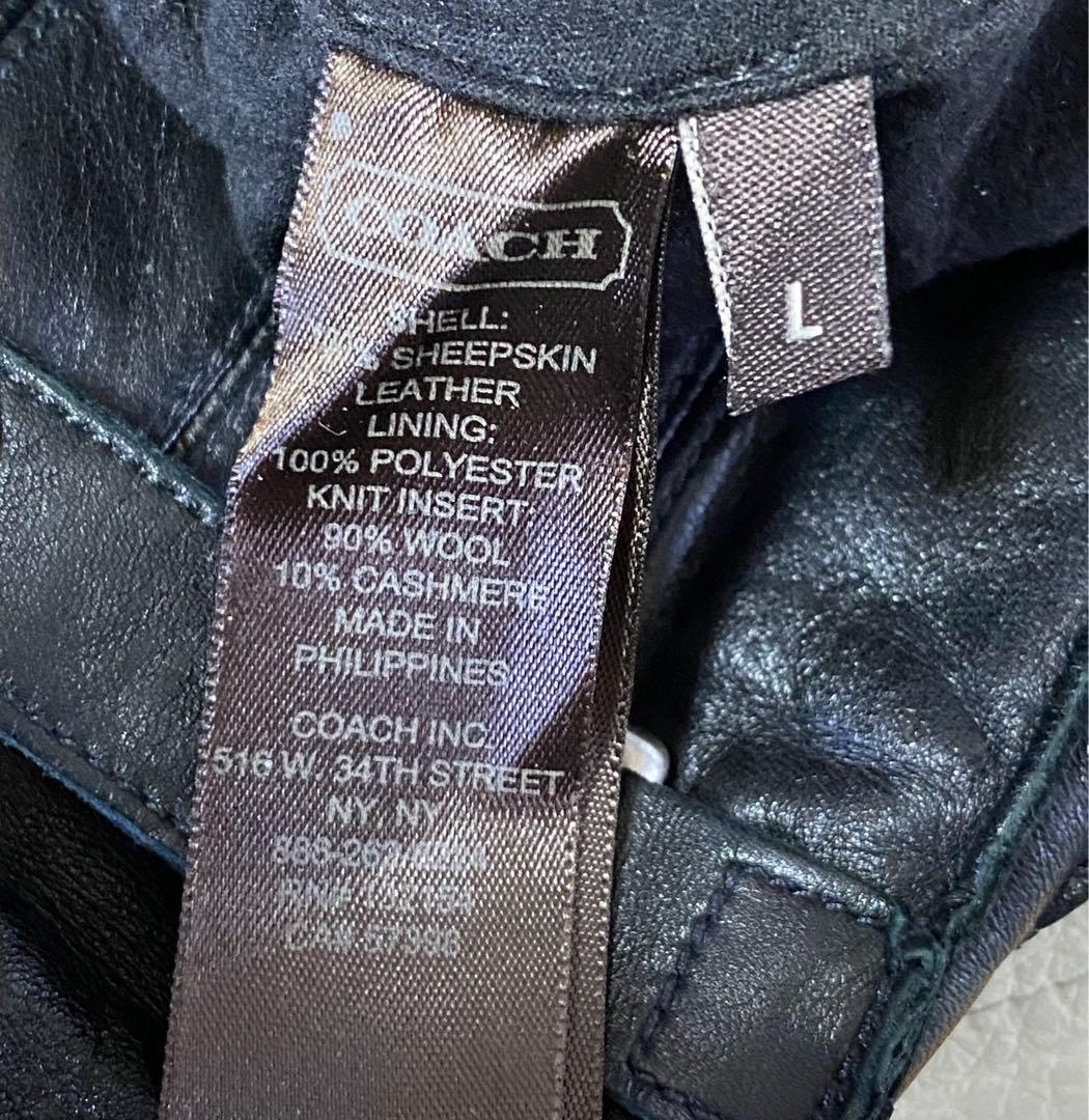 ◆最終値下げ◆送料無料◆COACH◆羊革&カシミヤ入りインナー手袋◆