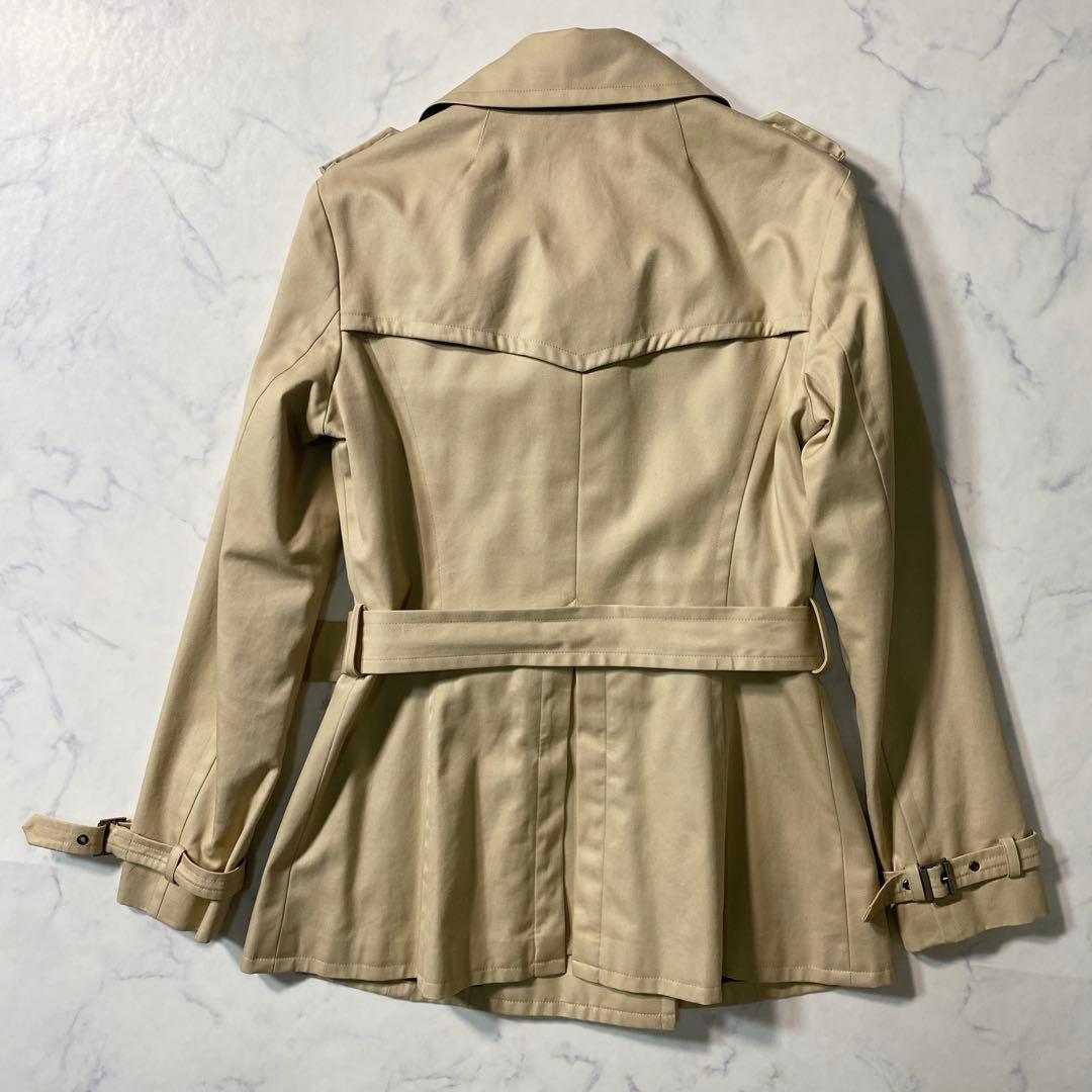 【美品】バーバリーブルーレーベル　トレンチコート　ノバチェック　ベルト　ベルト付