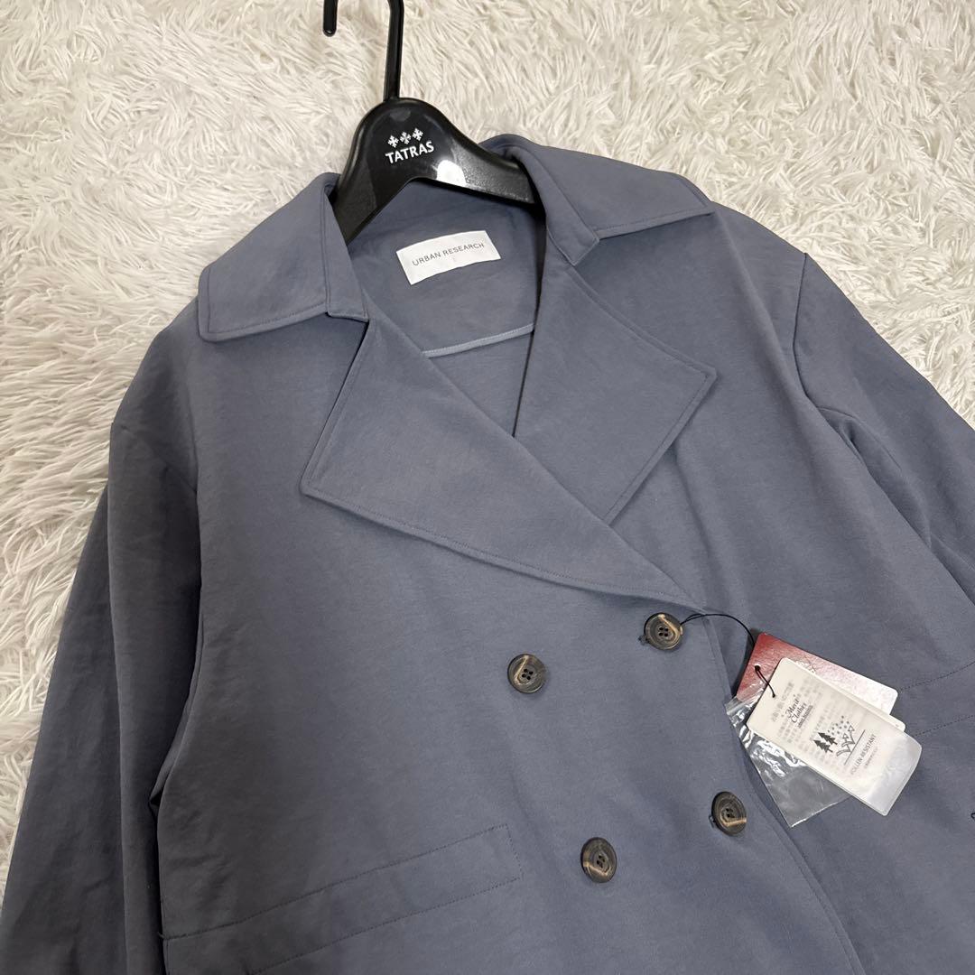 新品タグ付☆ URBAN RESEARCH ウエストドロストトレンチコート