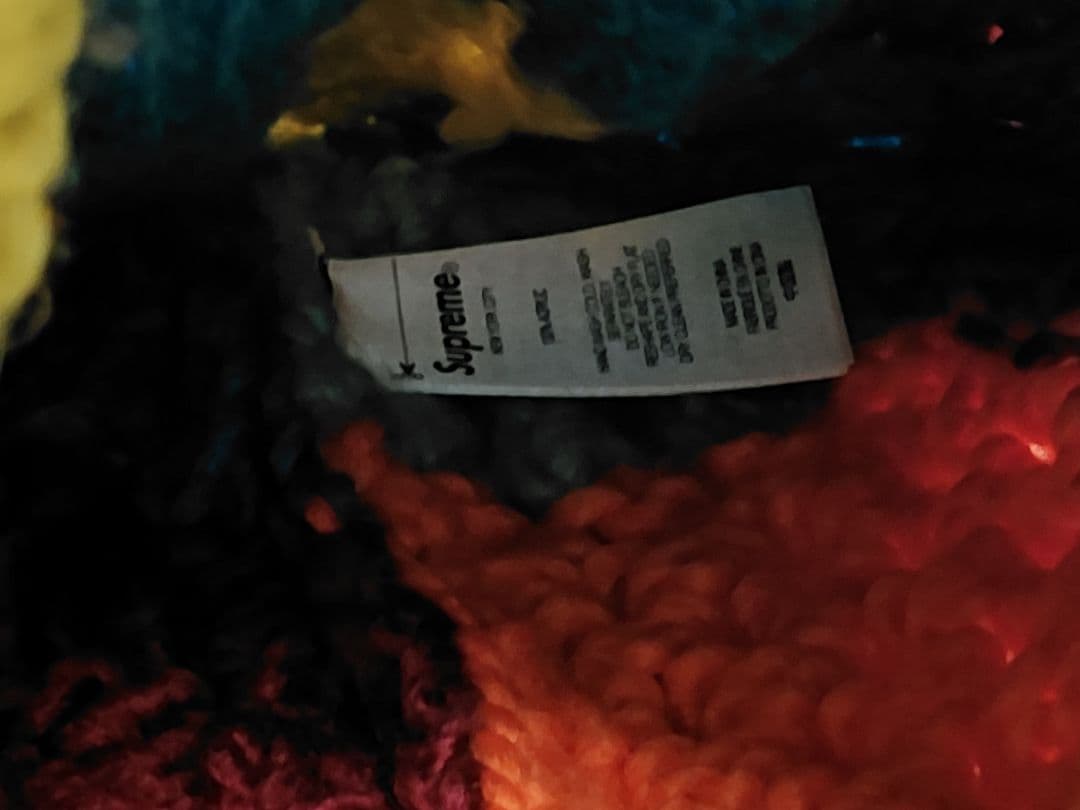 【極美品】 Supreme　Block　Knit　Beanie　\"マルチカラー\"