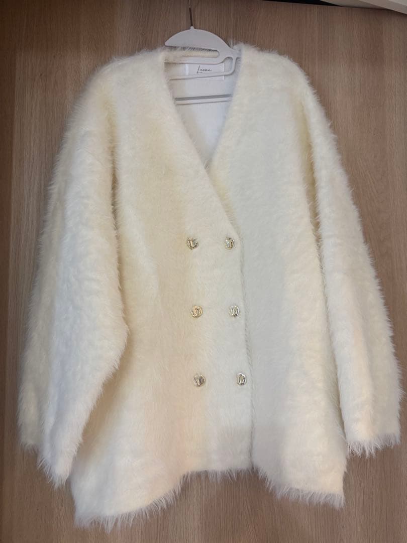 leema mohair touch cardigan カーディガン