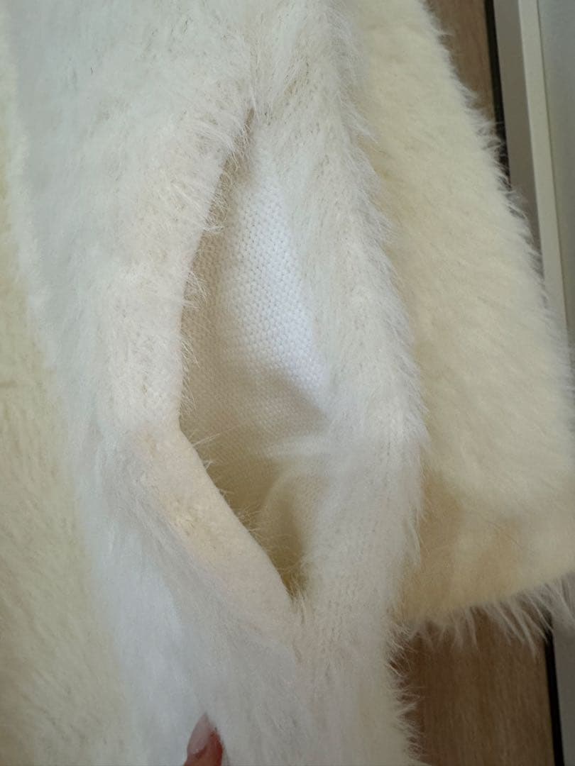 leema mohair touch cardigan カーディガン