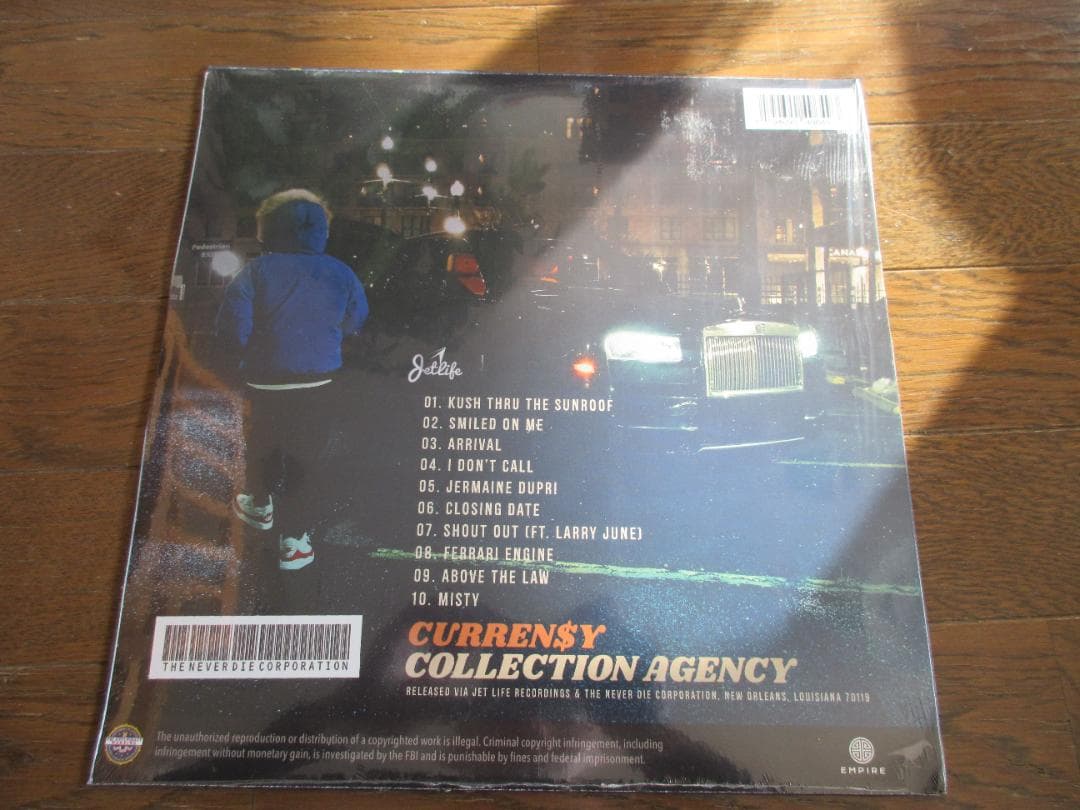 新品LP CURREN$Y　COLLECTION (ORANGE VINYL)