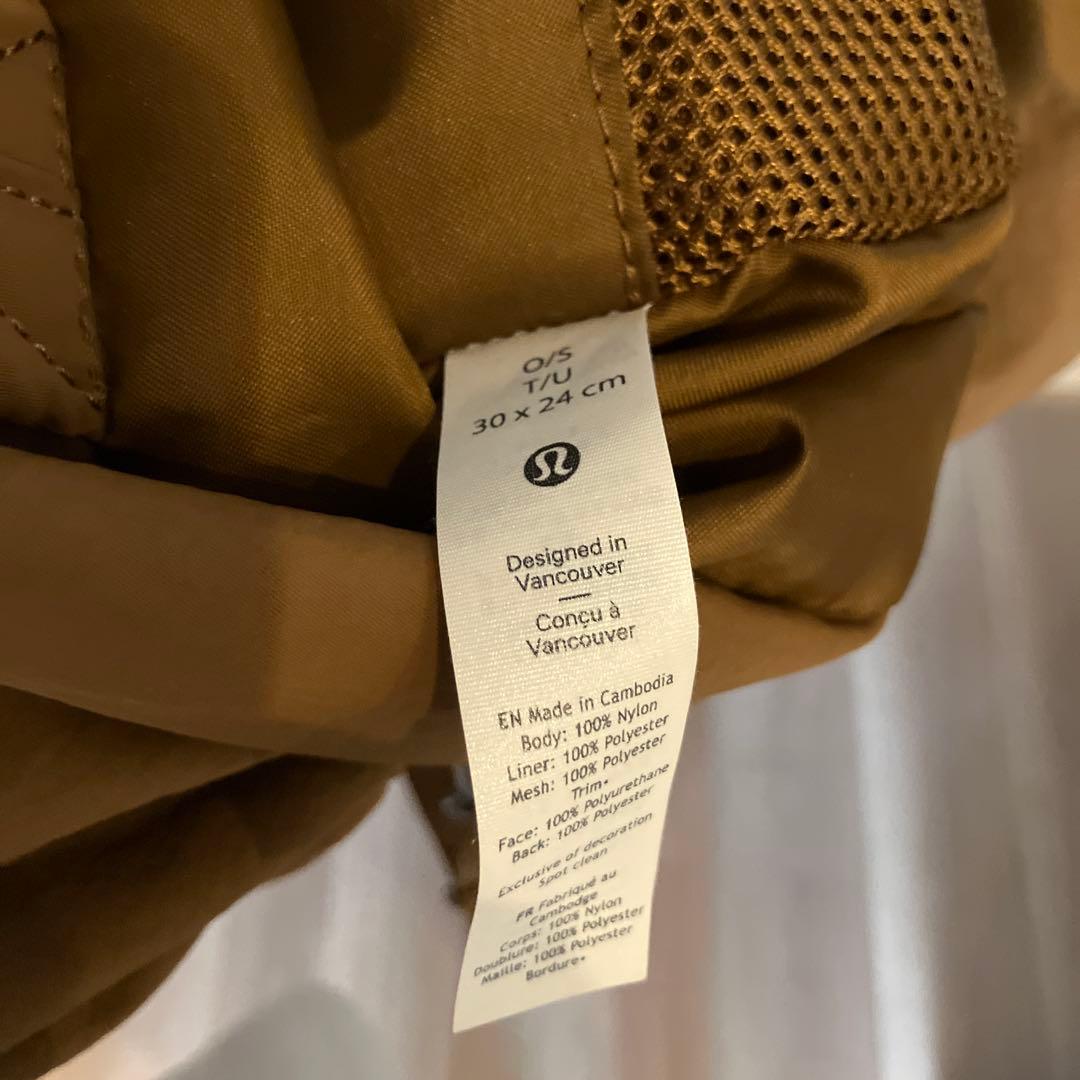 [美品]lululemon On My Level Bag19L ルルレモン