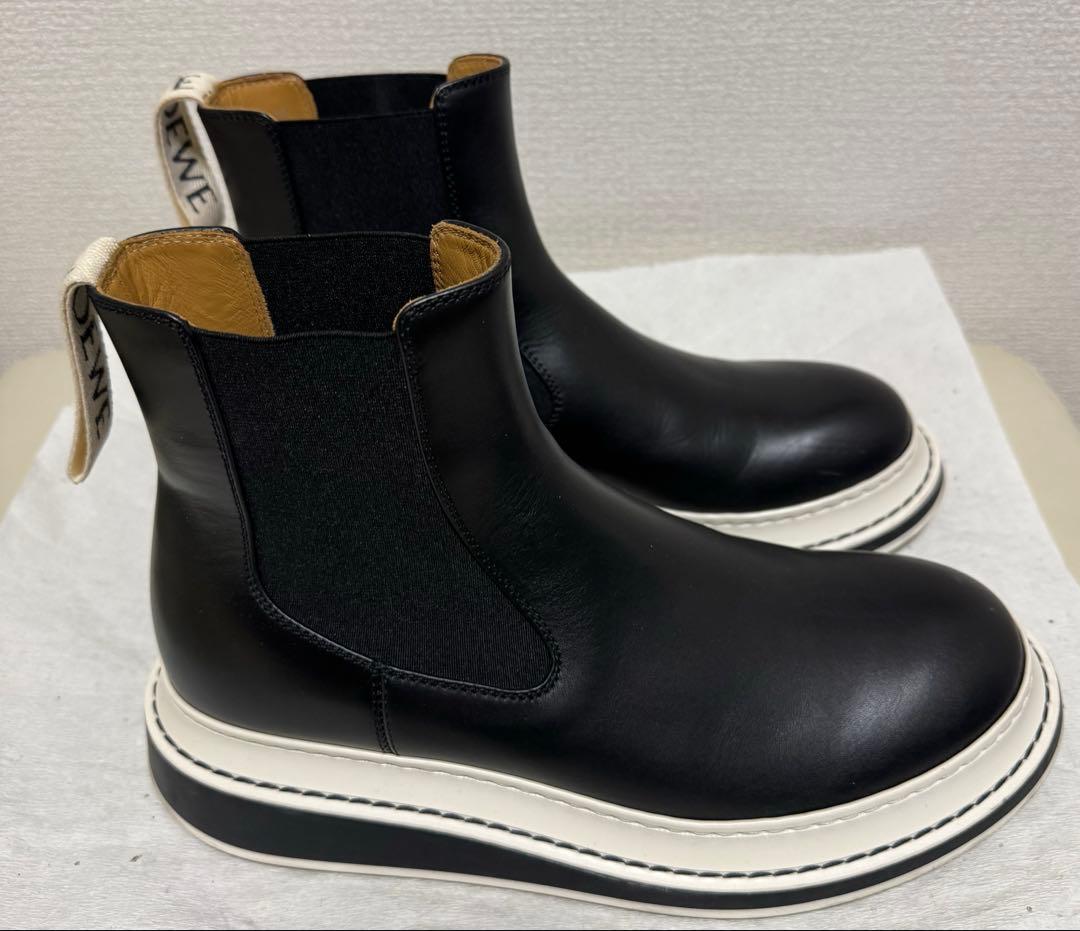 LOEWE ブラック チェルシーブーツ