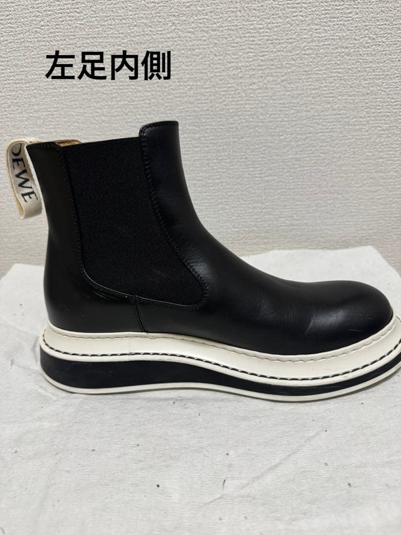 LOEWE ブラック チェルシーブーツ