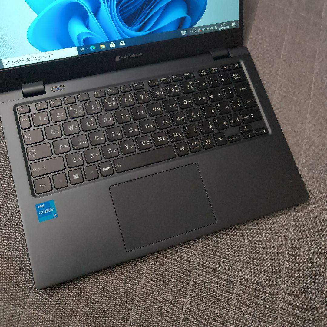 美品 爆速 Dynabook 超軽量 11世代i5 24GB 新品512GB 3