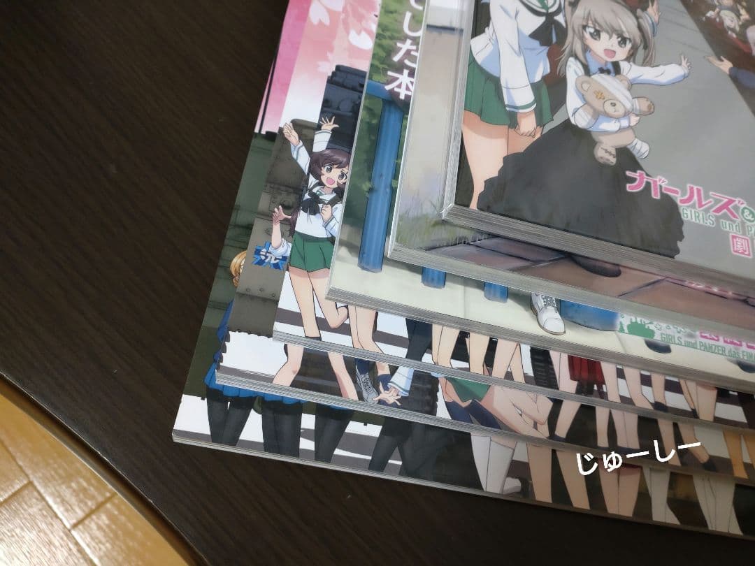 ガールズ＆パンツァー　ガルパン　戦車道少女寫眞集 　壱　弐　参　お疲れ様でした本