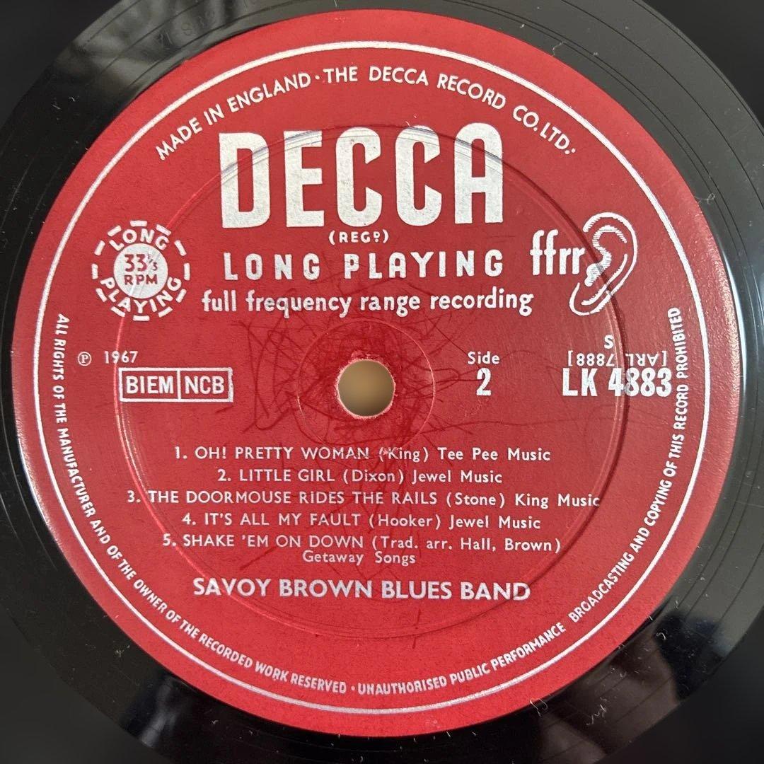 サヴォイブラウン 名盤 レコード シェィクダウン UKオリジナルモノ盤