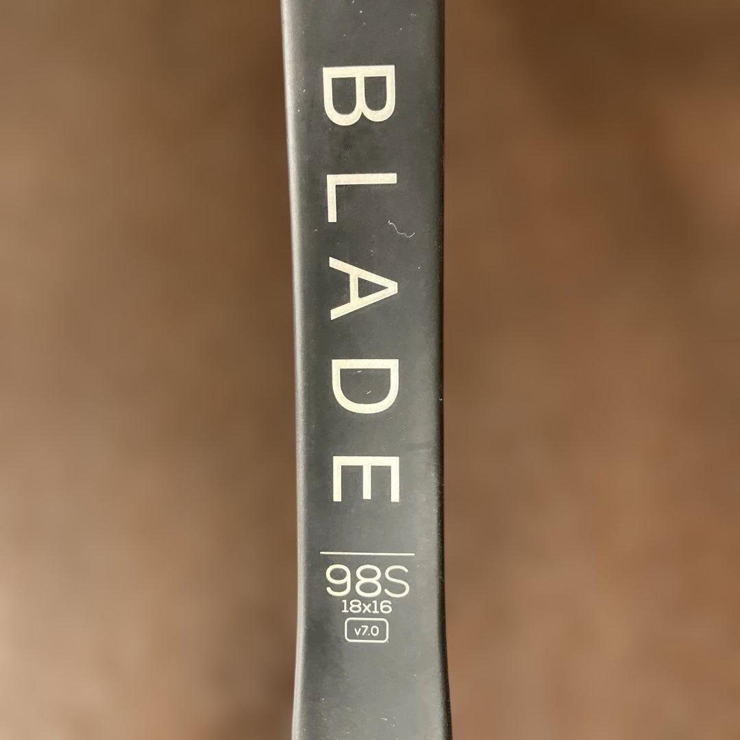 Wilson Blade 98S v7.0 G2テニスラケット希望ガット張り付き