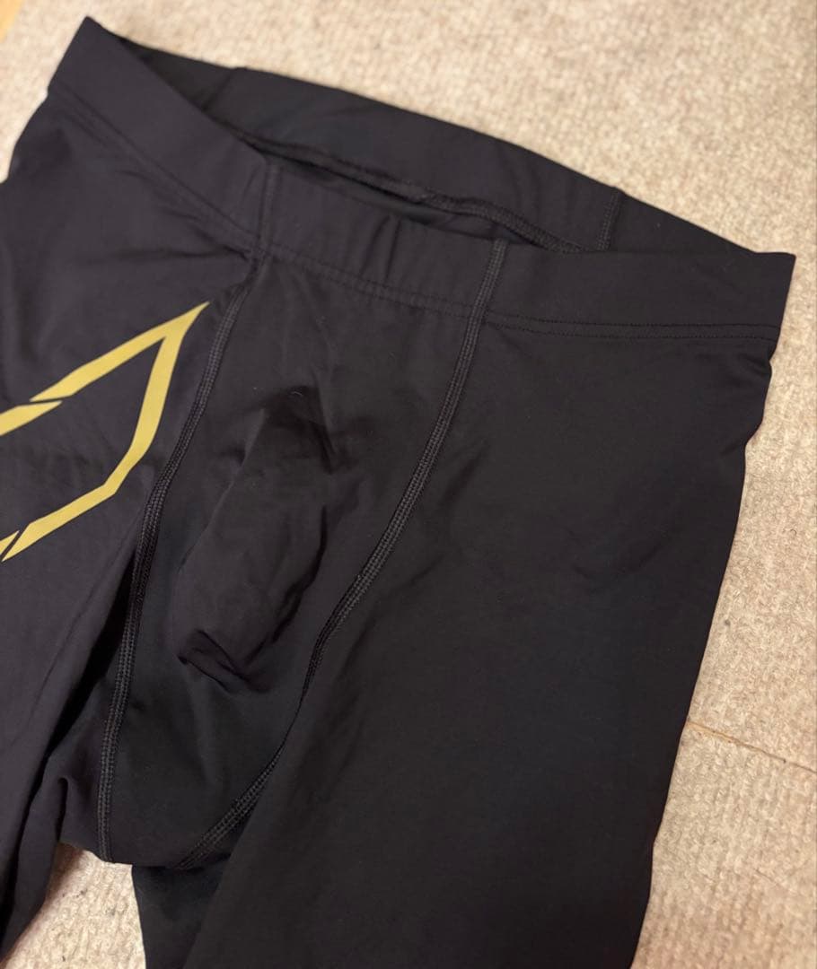 【訳あり・美品】2XU MCS ランコンプレッションタイツ メンズM ブラック