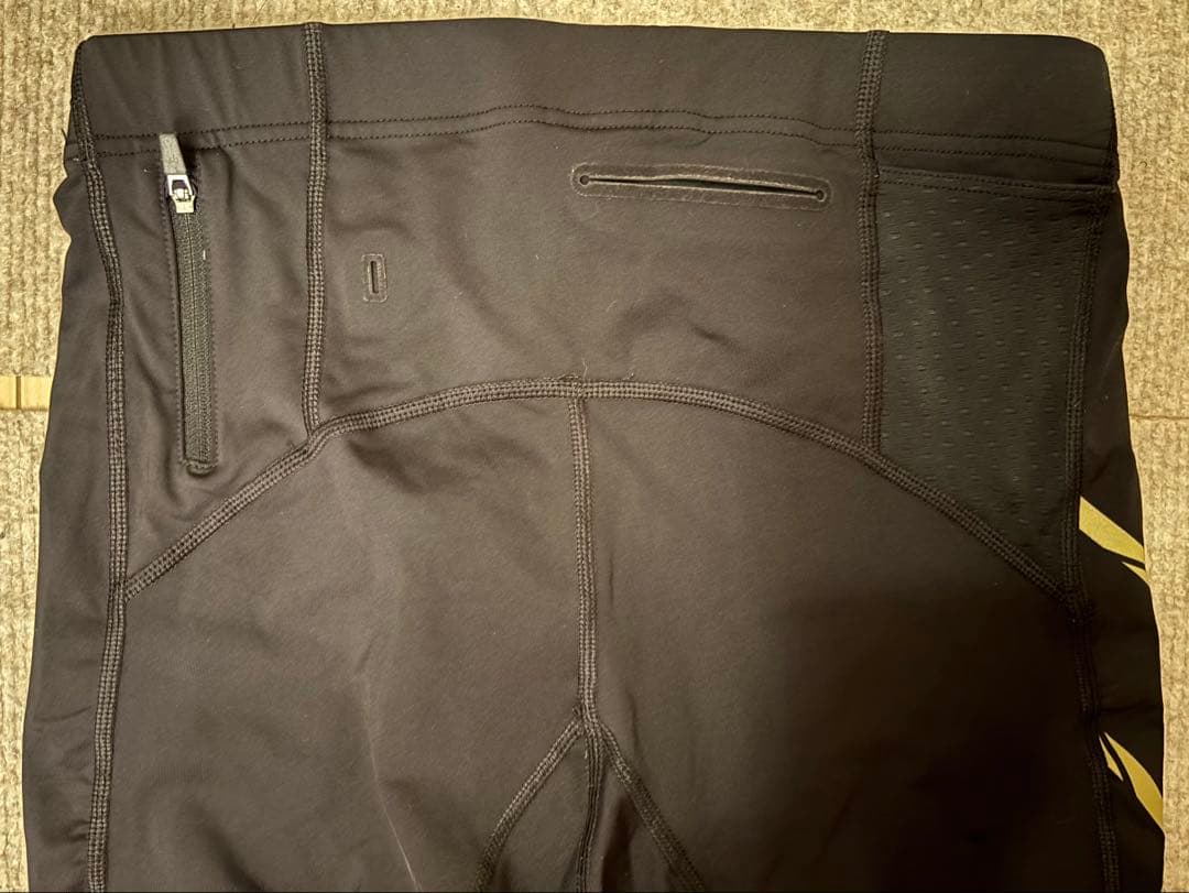 【訳あり・美品】2XU MCS ランコンプレッションタイツ メンズM ブラック