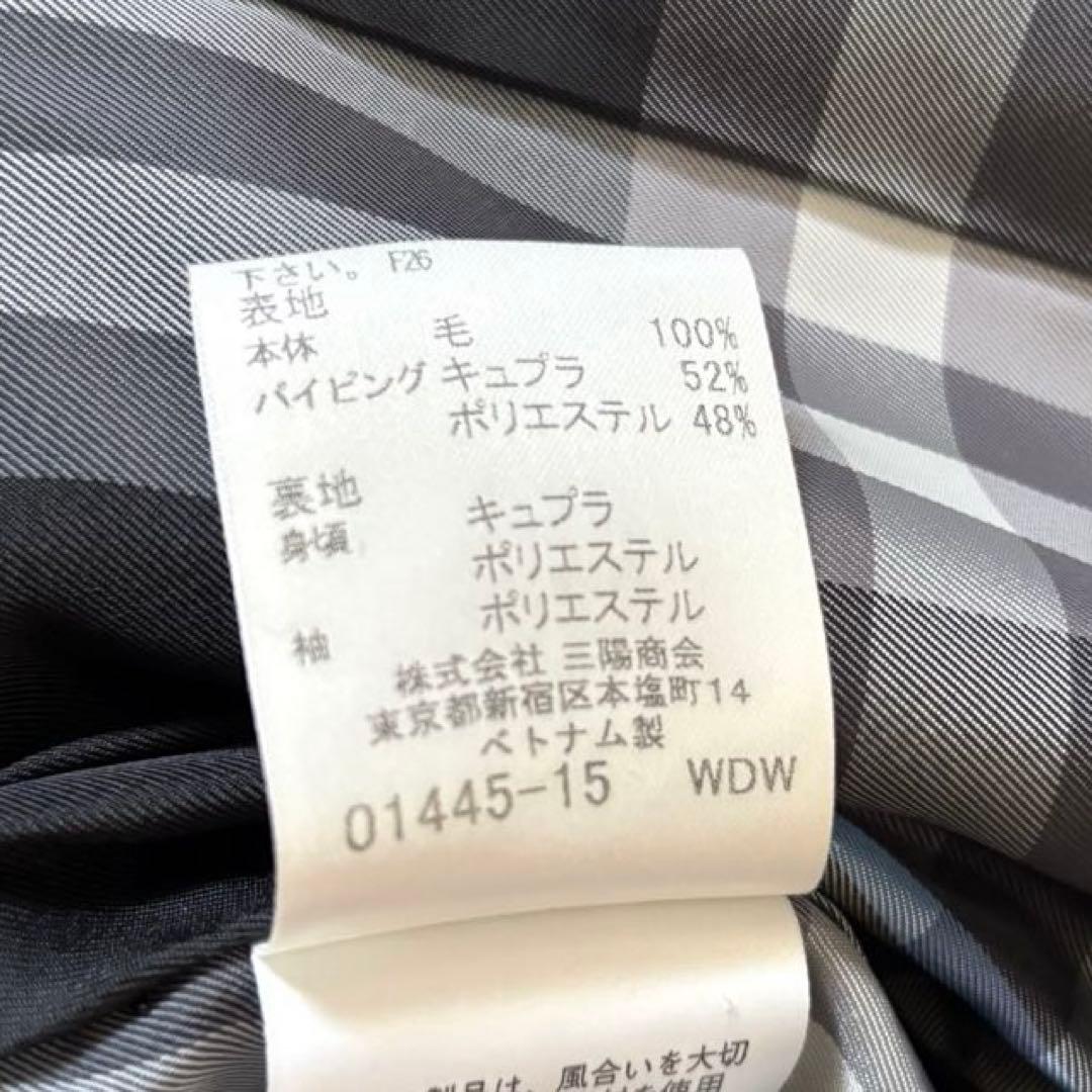 【希少✨】極美品！バーバリーブルーレーベル　トレンチコート　ウール　メタルボタン