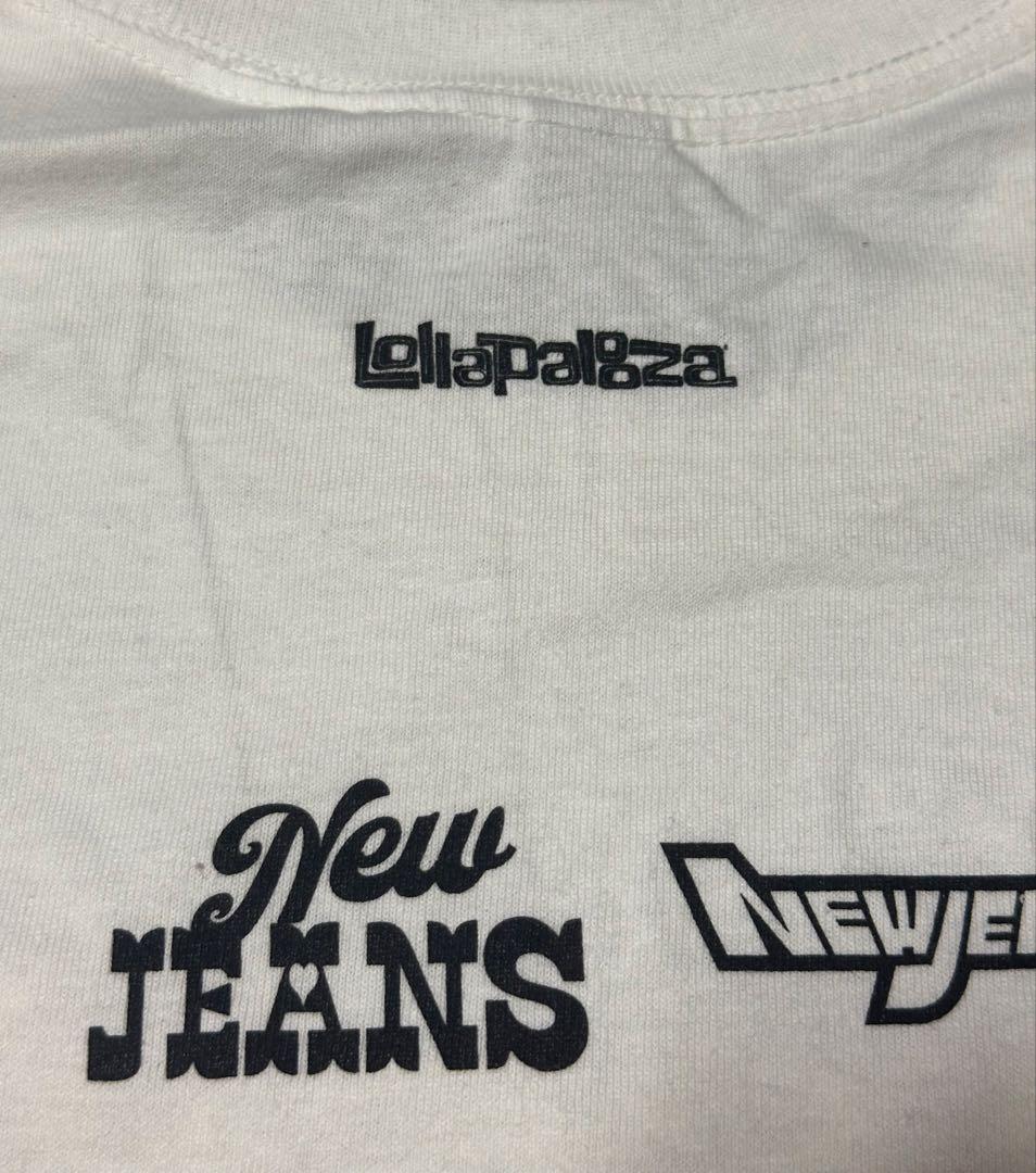 レア NewJeans 2023年ロラパルーザ 記念Tシャツ