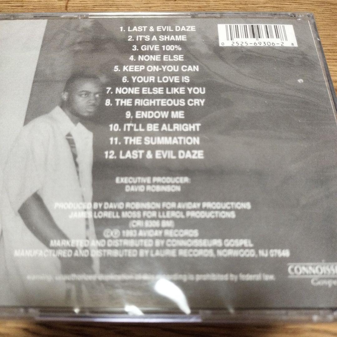 James Moss Last & Evil Daze 1993 R&Bコンゴス