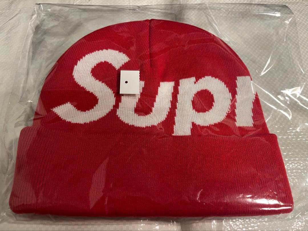 【ant.】 Supreme Big Logo Beanie RED