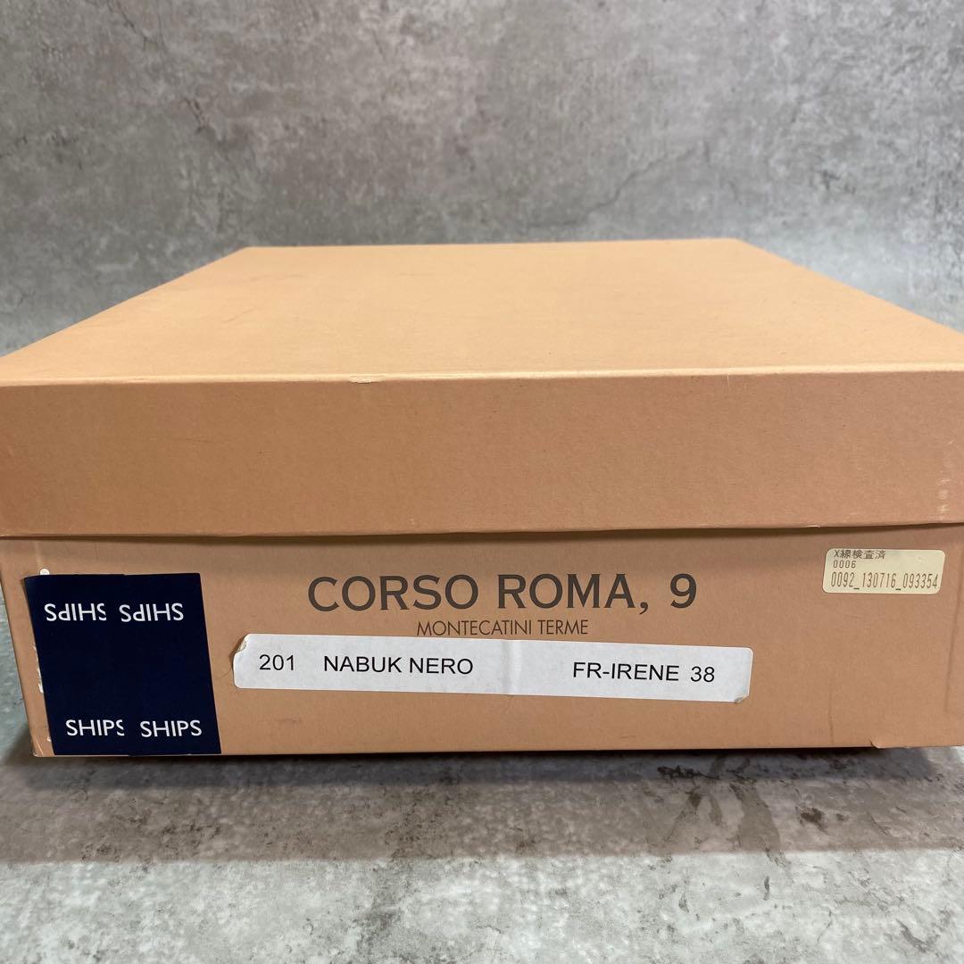 Corso Rome ヌバックレザー 24.5cmロングブーツ コルソローマ38