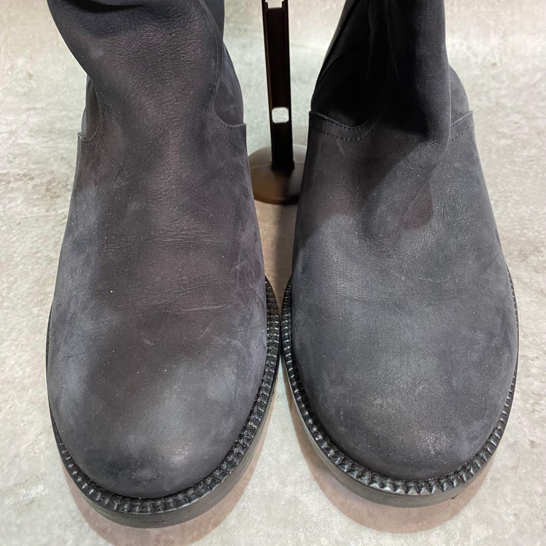 Corso Rome ヌバックレザー 24.5cmロングブーツ コルソローマ38