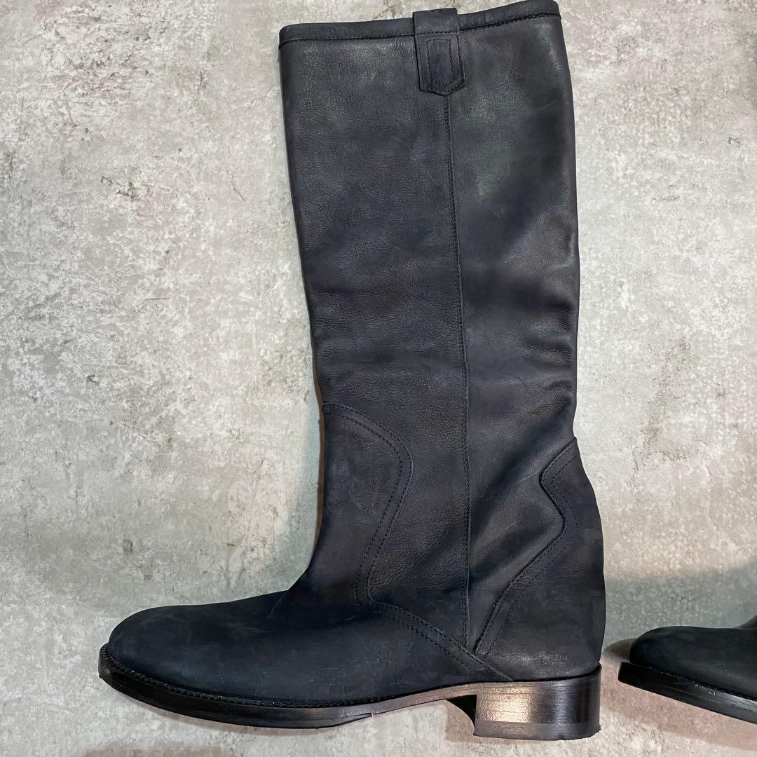 Corso Rome ヌバックレザー 24.5cmロングブーツ コルソローマ38