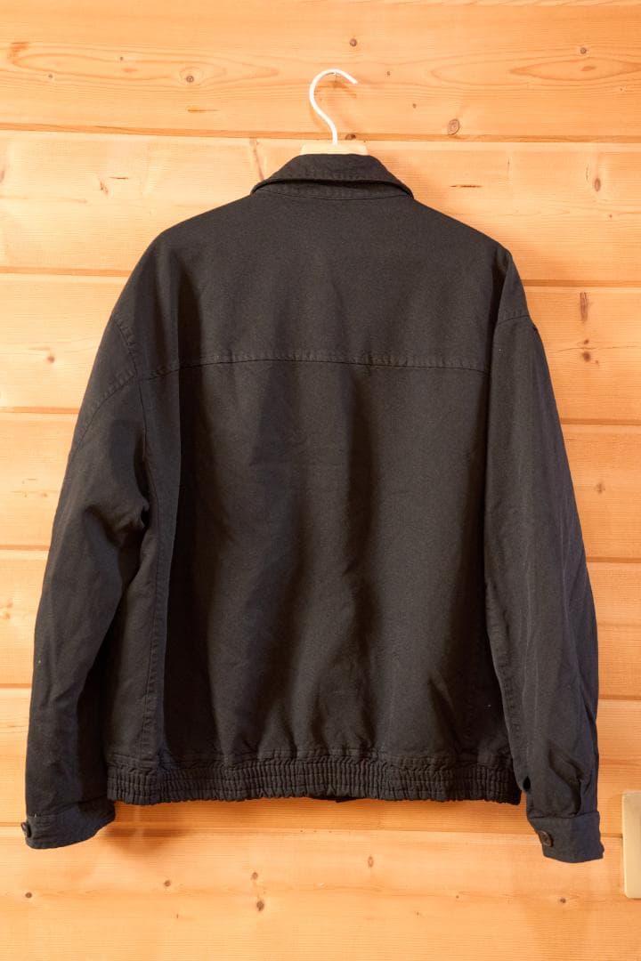 25aw コムデギャルソンオム エステルサージ製品染めブルゾン 黒 M 縮絨