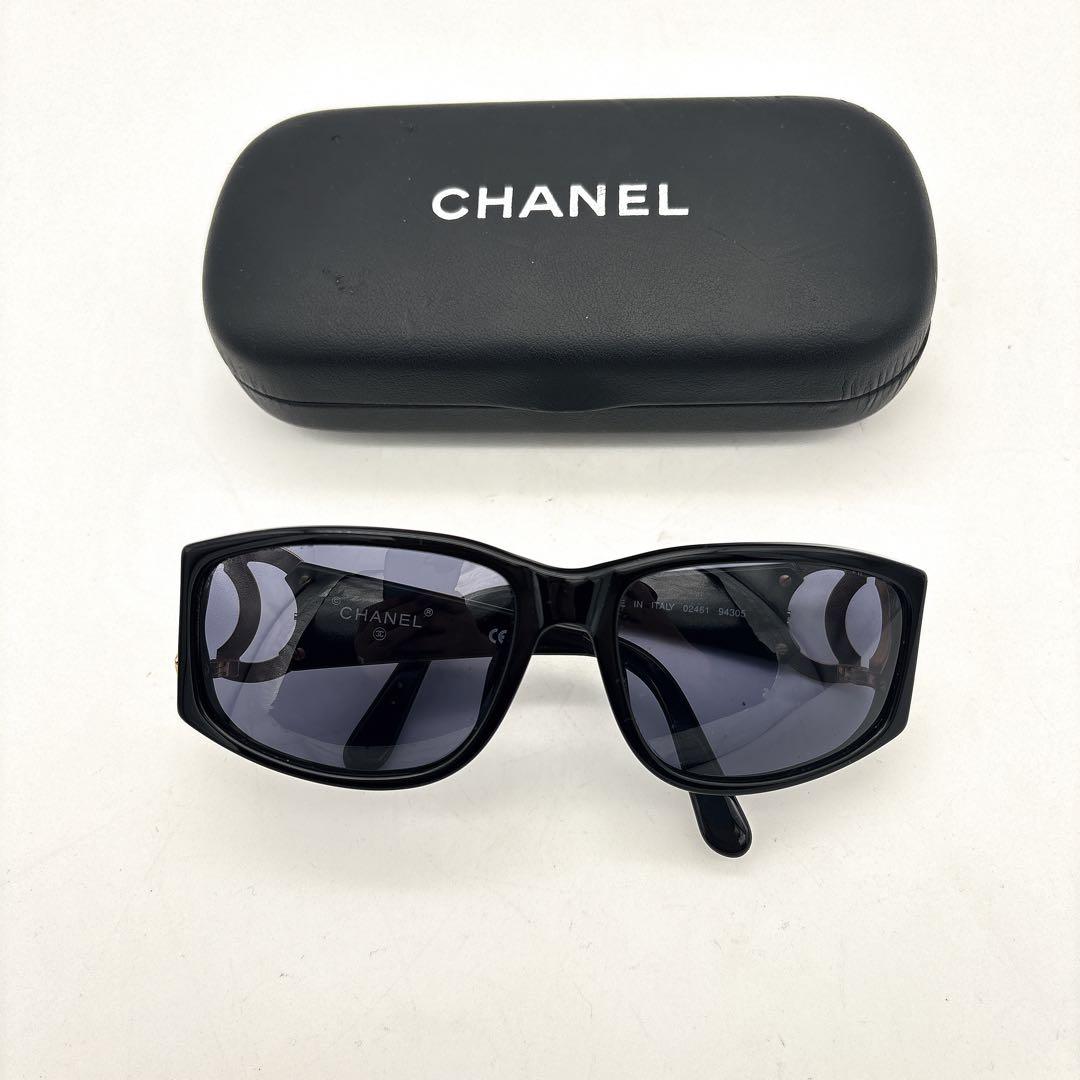 小物 CHANEL sunglasses BLACK archive y2k 00s