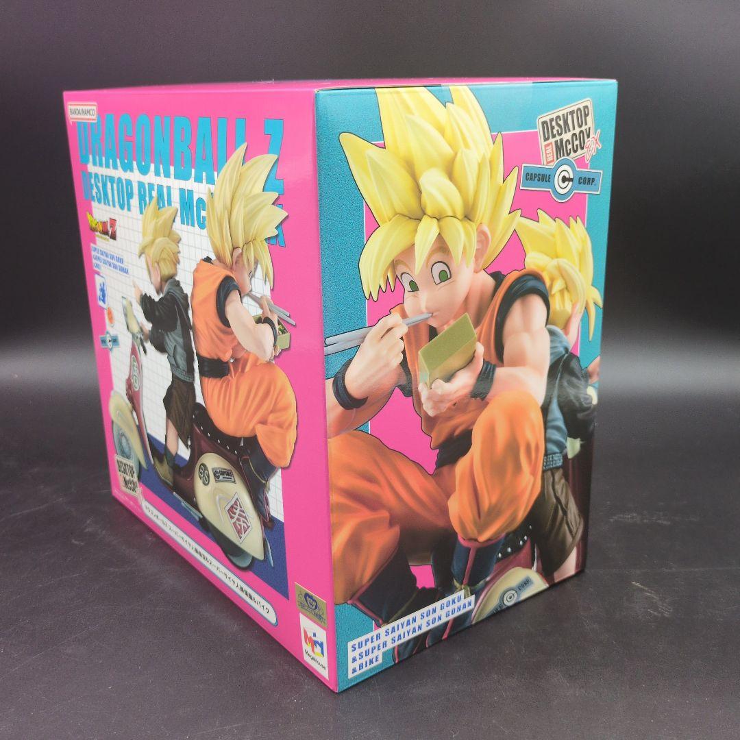 デスクトップリアルマッコイEX ドラゴンボールZ 孫悟空 孫悟飯 バイク