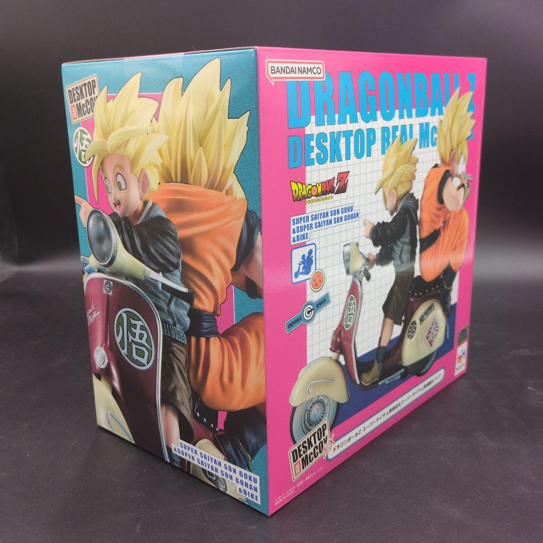 デスクトップリアルマッコイEX ドラゴンボールZ 孫悟空 孫悟飯 バイク