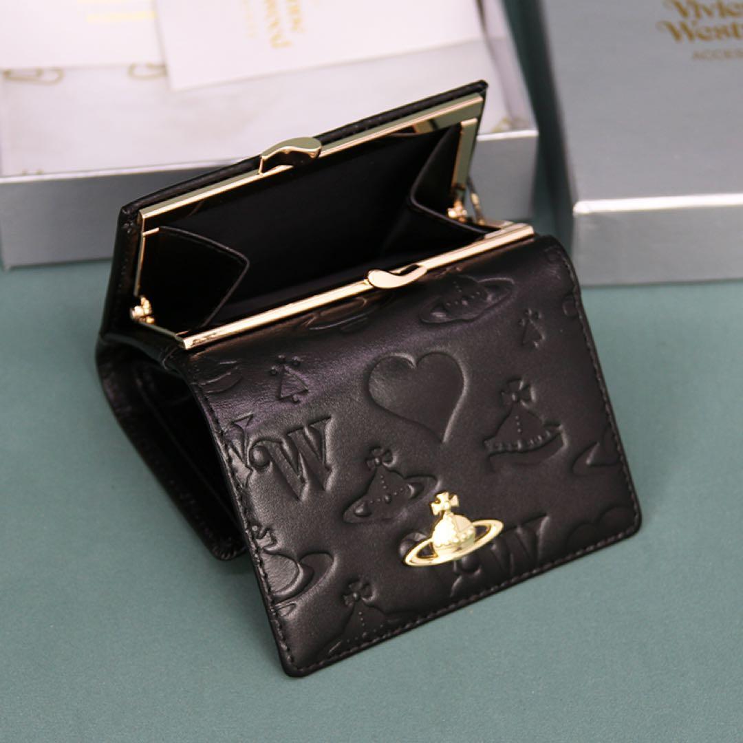 Vivienne Westwood 三つ折り財布 黑 #322