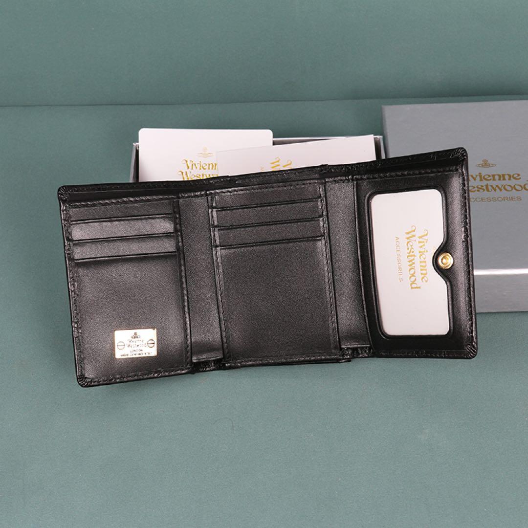 Vivienne Westwood 三つ折り財布 黑 #322