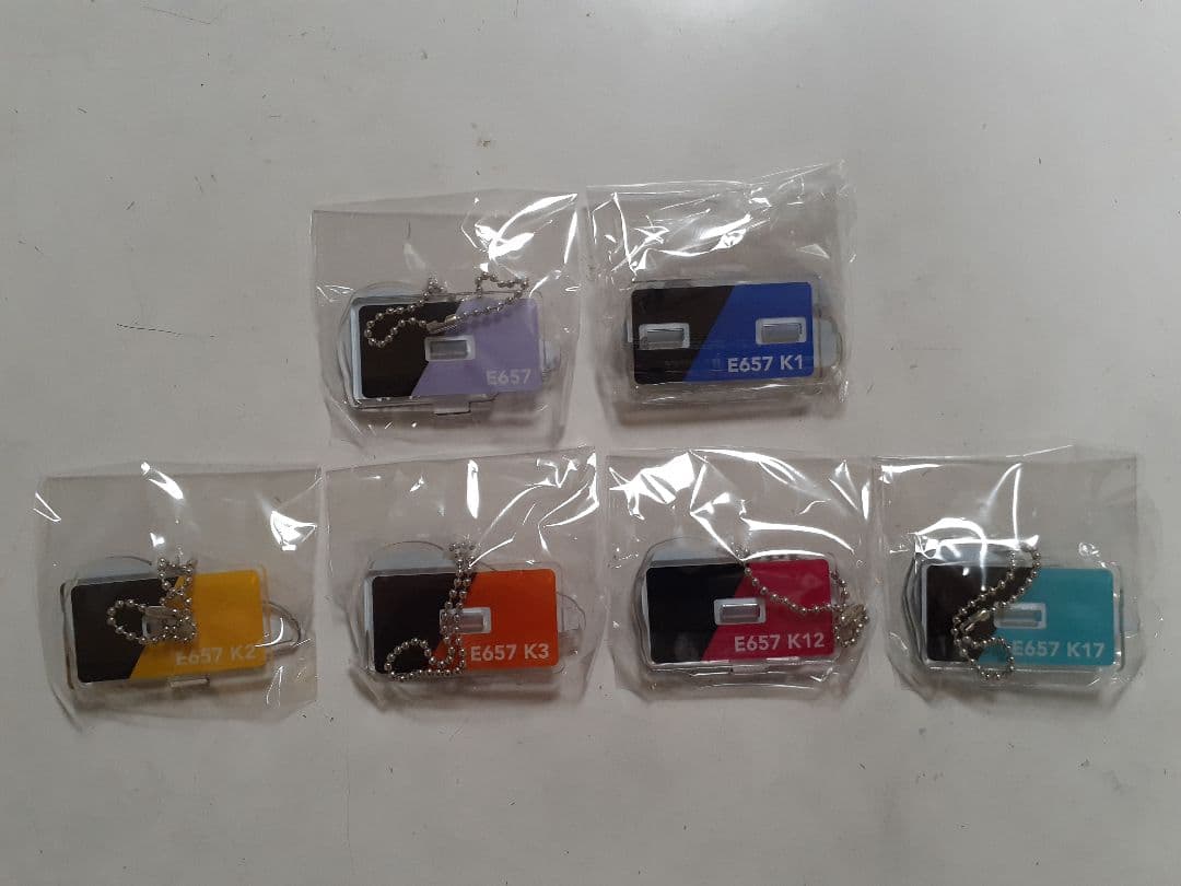 JR東日本 常磐線 E657系 アクリルスタンドキーチェーン 全6種コンプセット