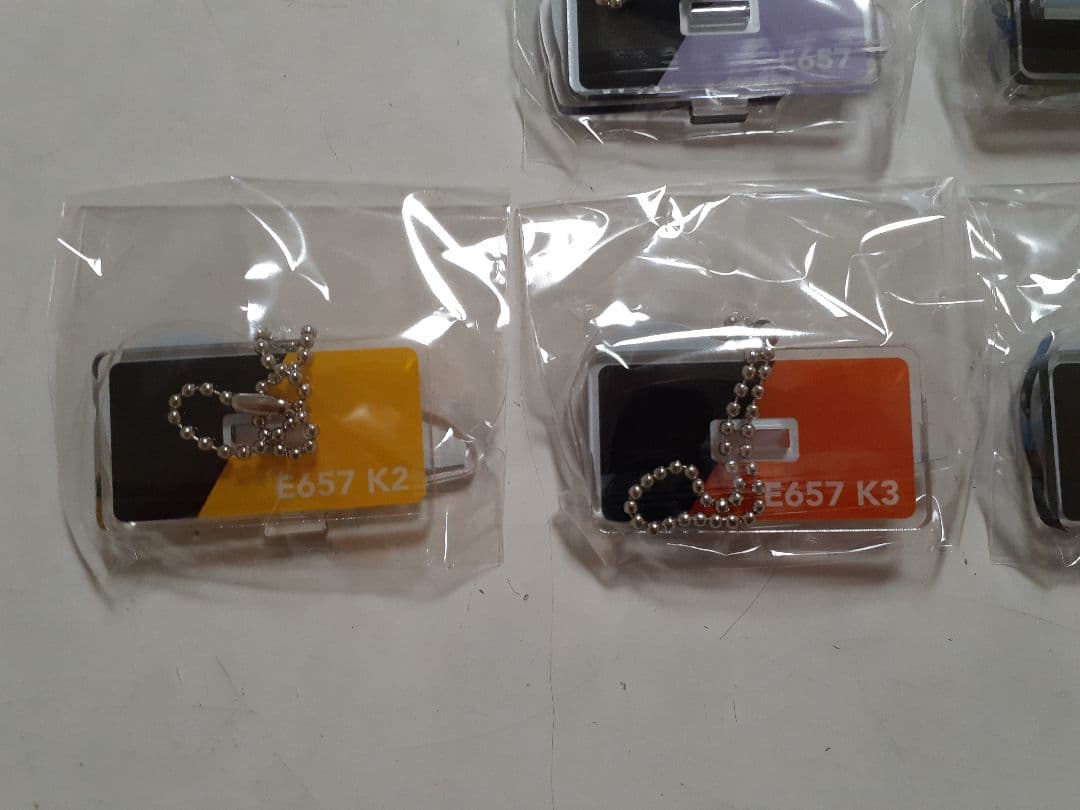 JR東日本 常磐線 E657系 アクリルスタンドキーチェーン 全6種コンプセット