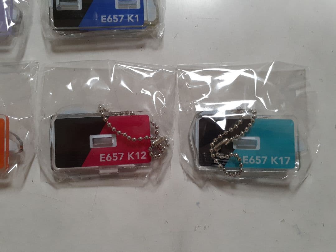 JR東日本 常磐線 E657系 アクリルスタンドキーチェーン 全6種コンプセット