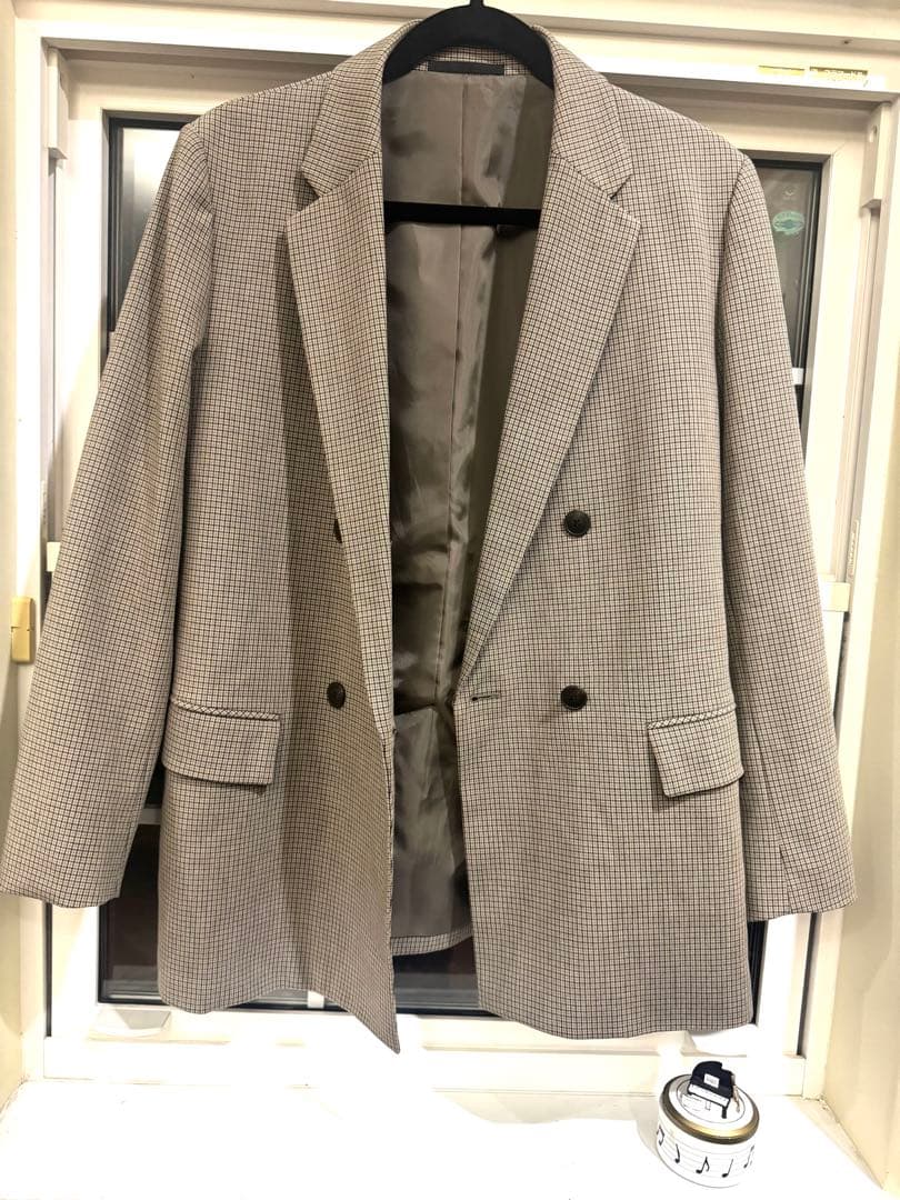 25年度モデルユニクロダブルジャケット XL ブラウン