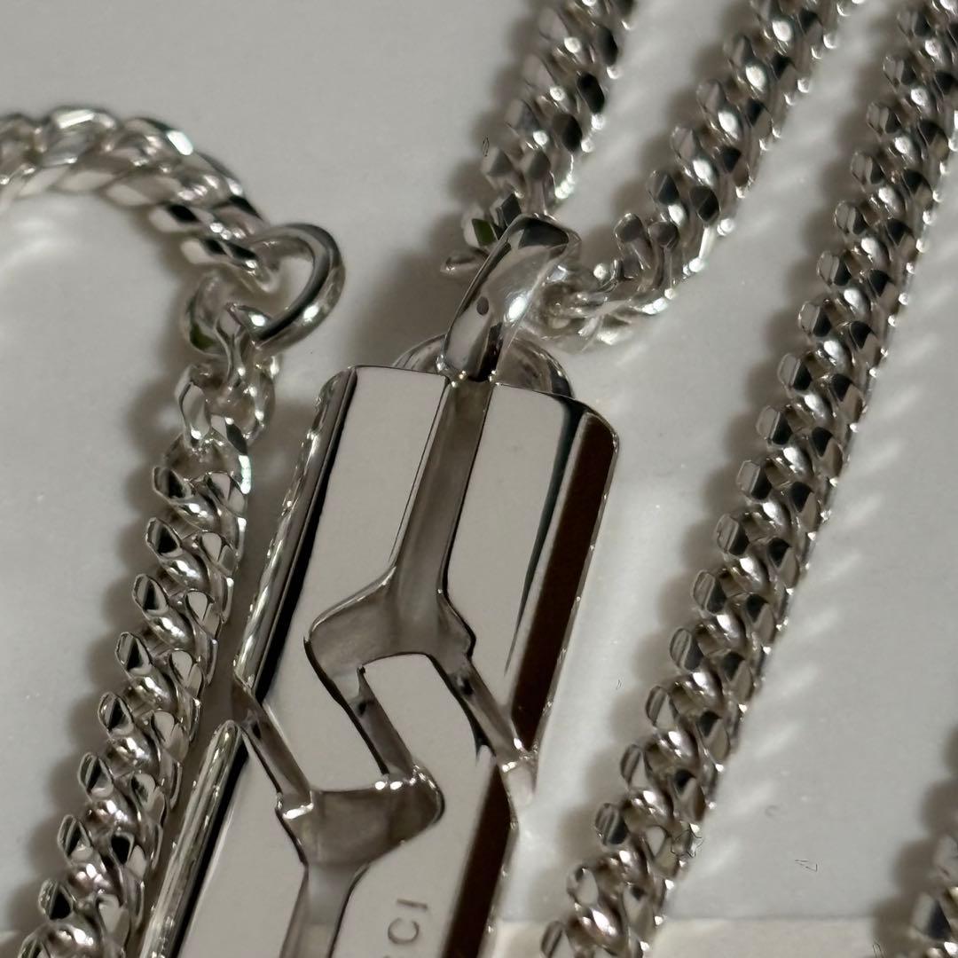 GUCCI 新品同様品　ノットネックレス　インフィニティ　喜平チェーン　極美品
