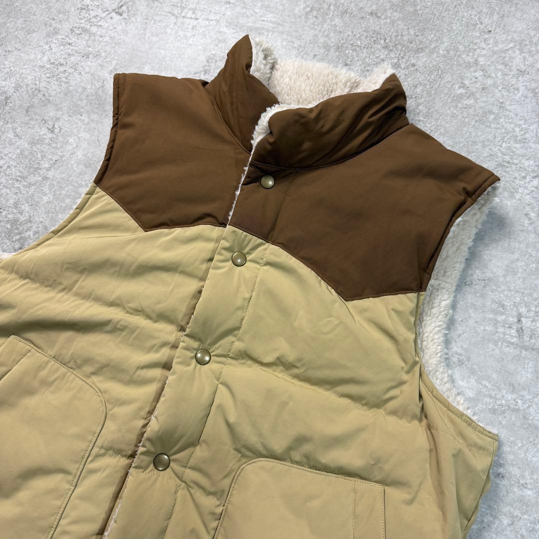 patagonia パタゴニア【M】リバーシブル ビビー ダウンベスト ボア