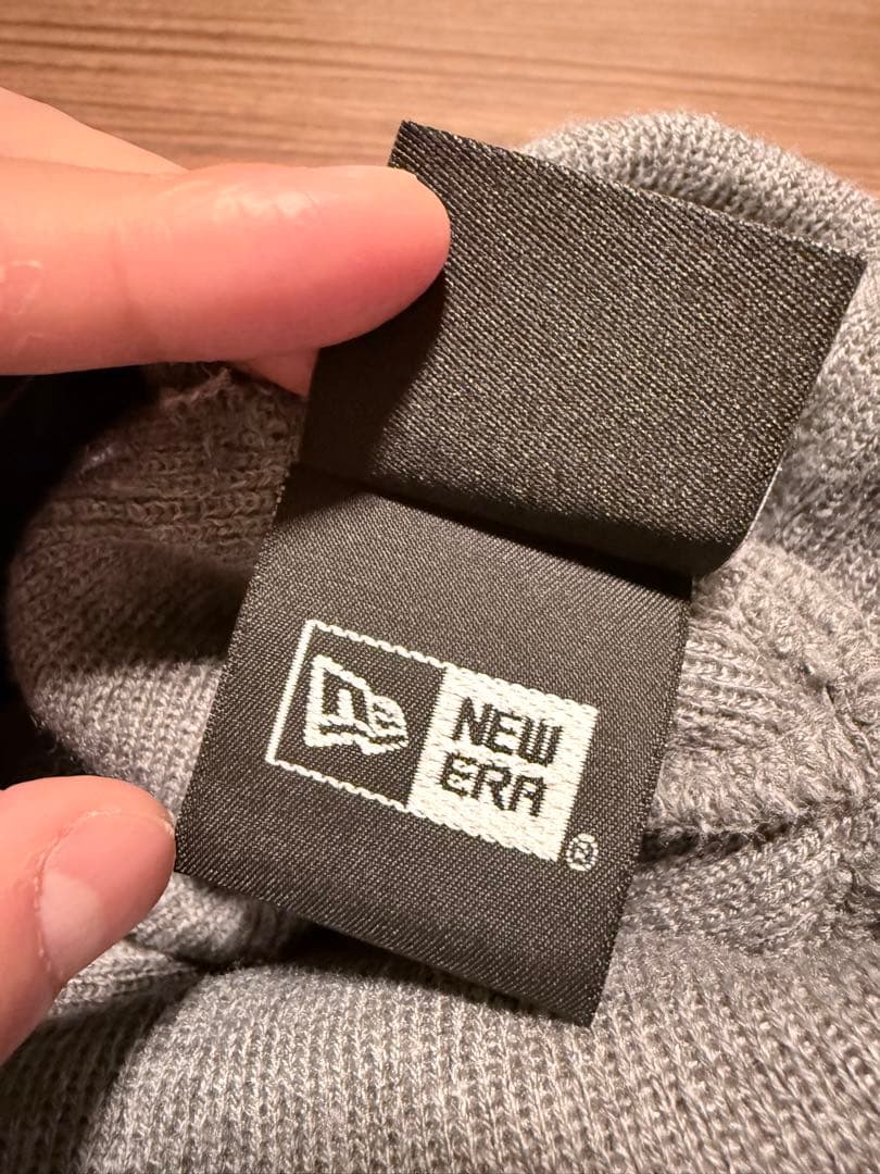 帽子 Supreme x new era box logo beanie grey