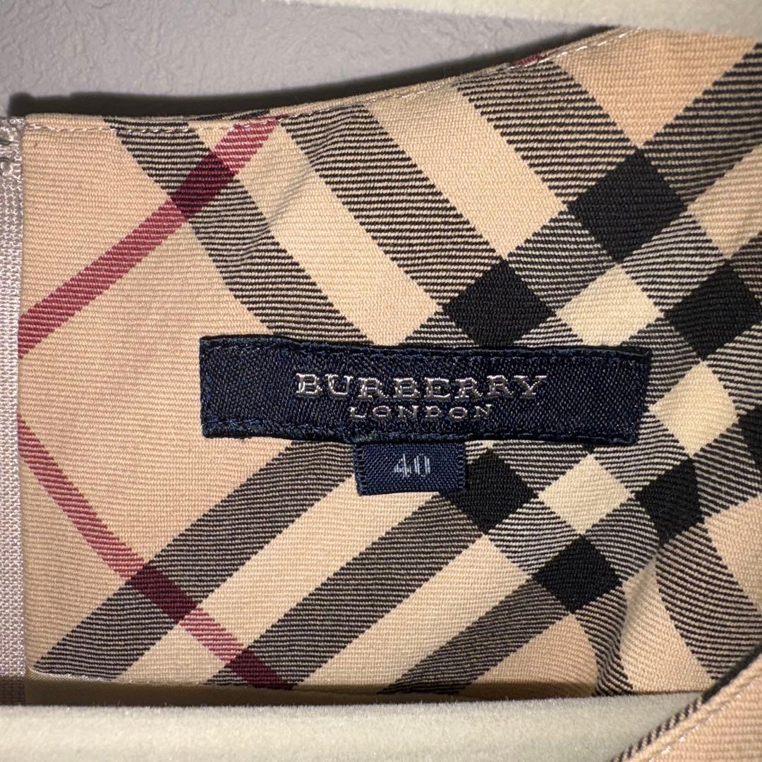 BURBERRY チェック柄 ノースリーブワンピース