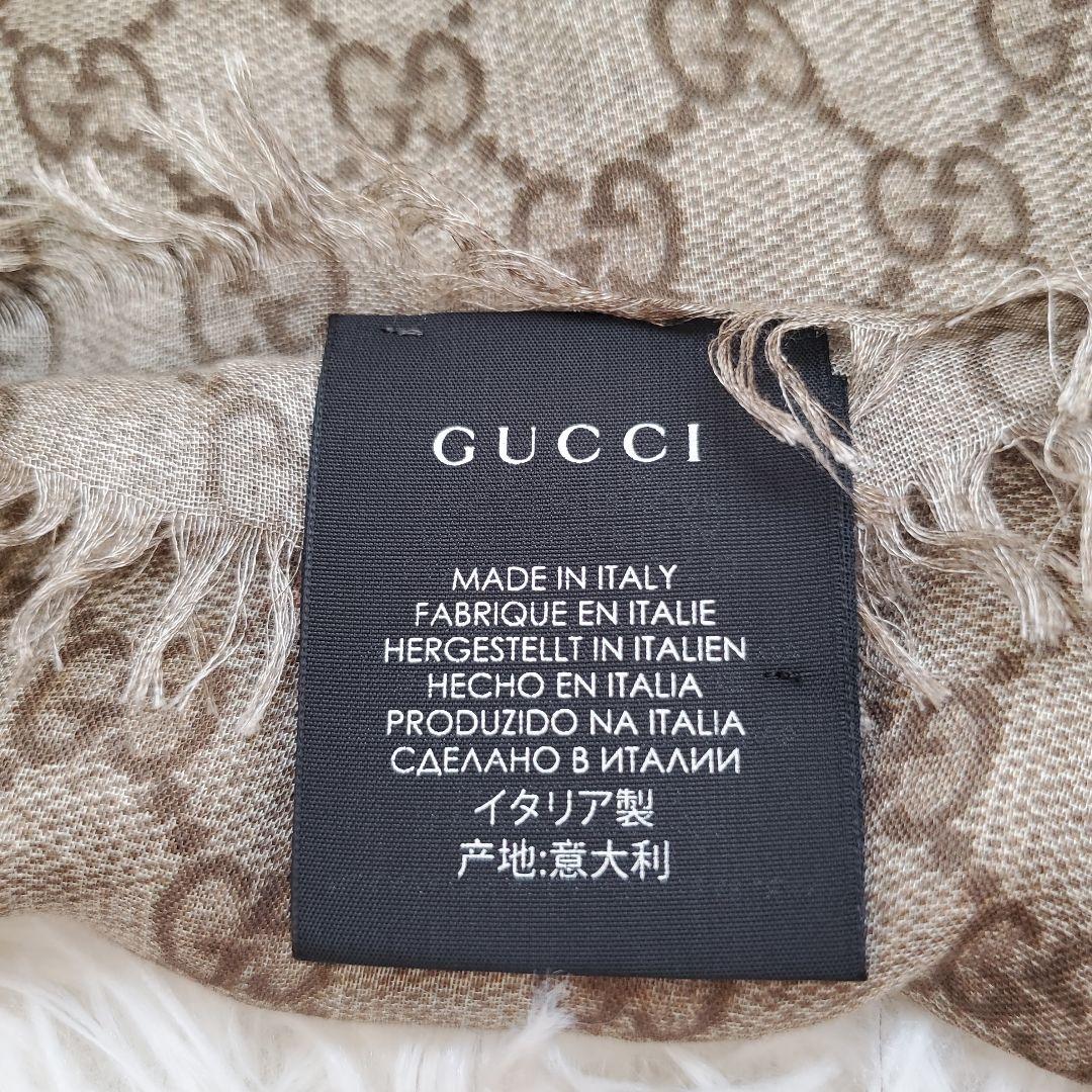 ⭐未使用級激レア⭐GUCCI　アングリーキャット　gg　大判スカーフ　ストール
