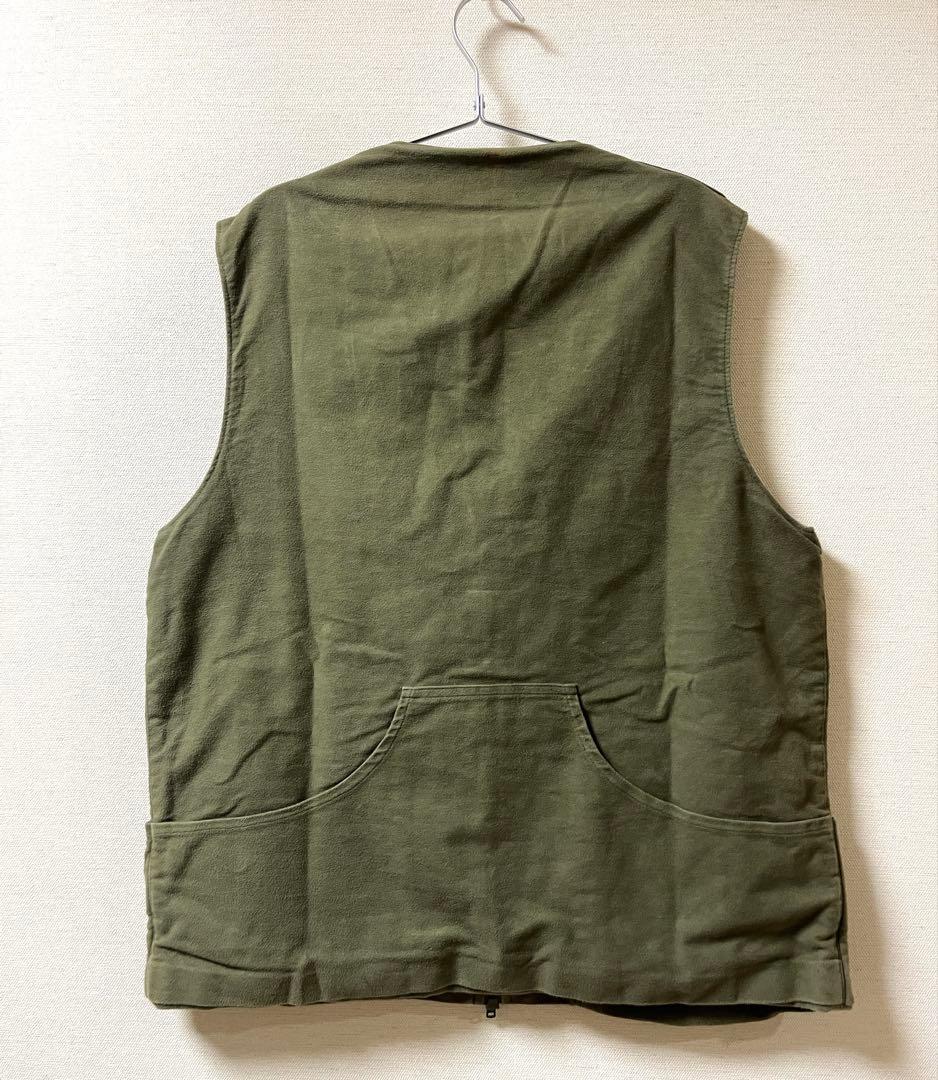 90s イングランド製 Barbour バブアー ハンティングベスト 刺繍