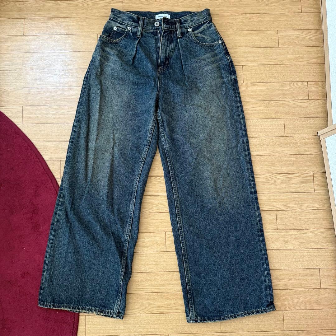 LAGUAGEM CLASSIC WASH TUCK デニム　22Inch