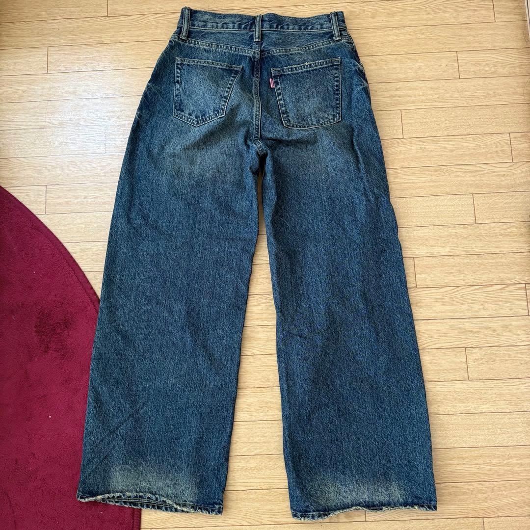 LAGUAGEM CLASSIC WASH TUCK デニム　22Inch
